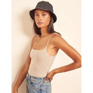 New! Reformation Carrie Tank Top Women's XS Ribbed Camisole Shirt - Marble